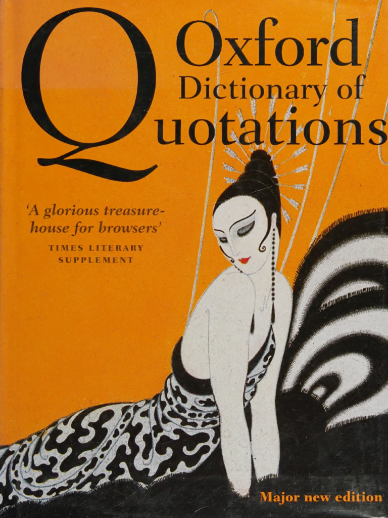 Oxford Dictionary of Quotations Compress PDF Oxford University
