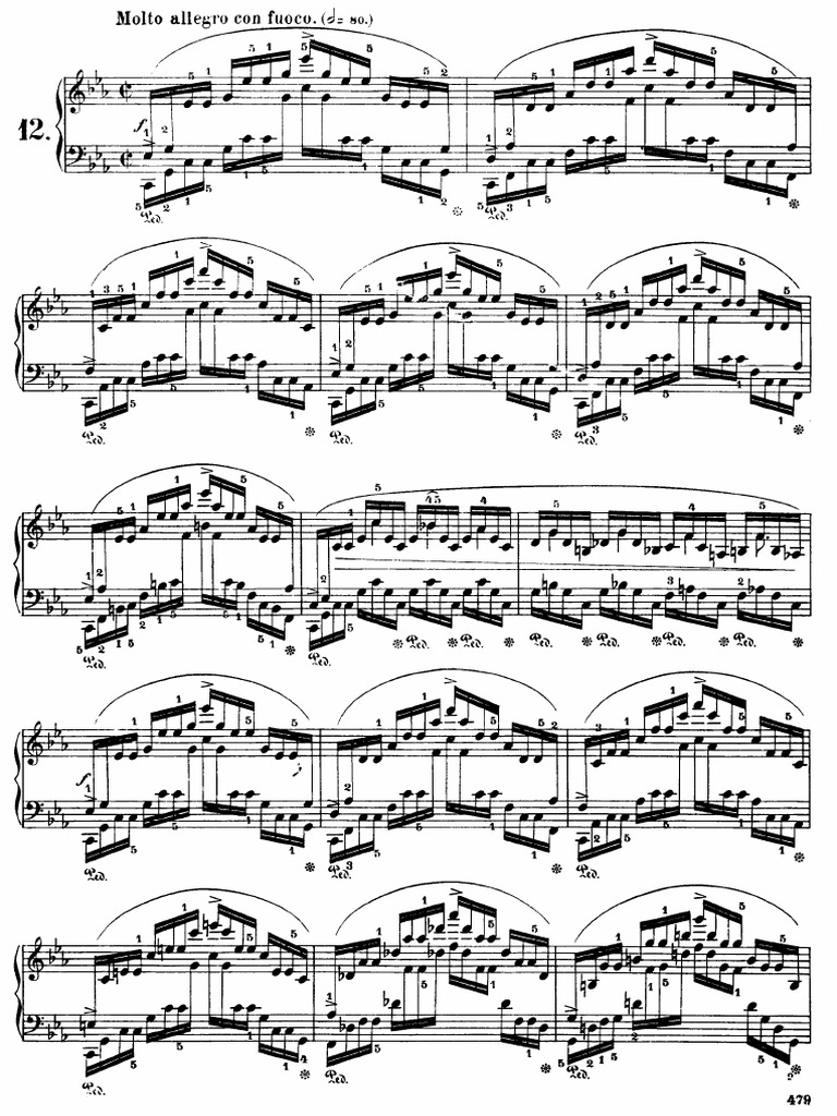 Chopin etude op 25 no 12 ocean pdf