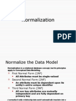 Oracle Normalization Simplified