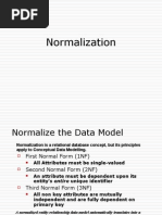 Oracle Normalization Simplified