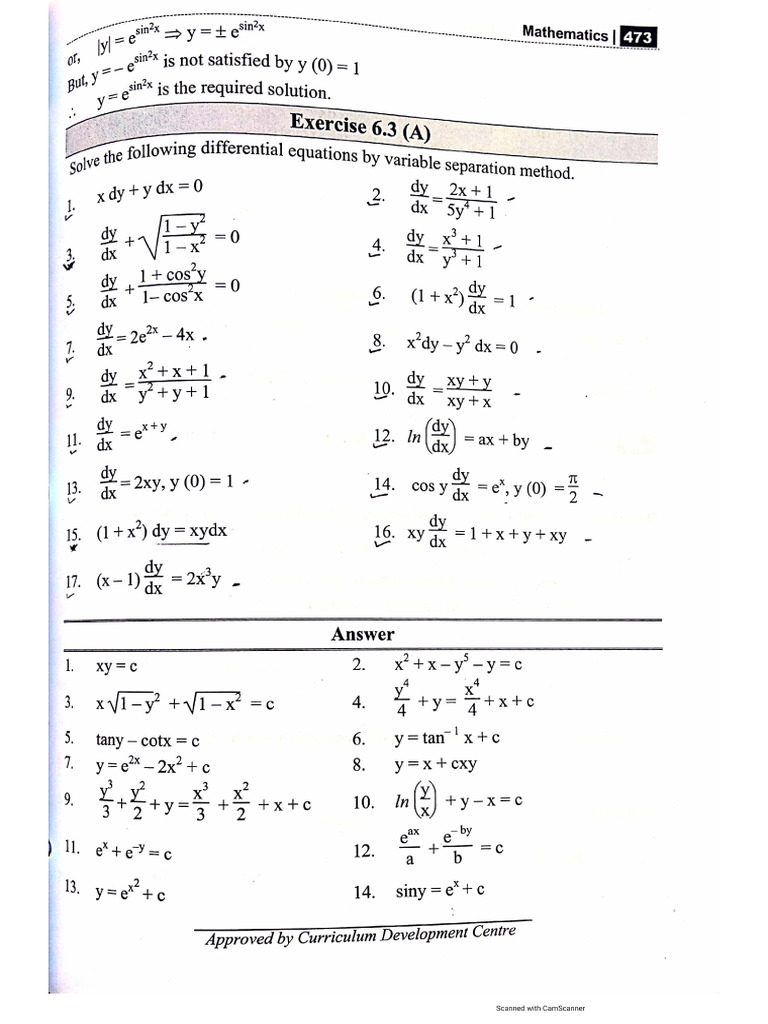 Differential Equations | PDF