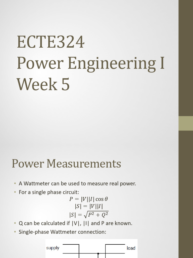 Power Measurements and System Protection | PDF | Fuse (Electrical ...