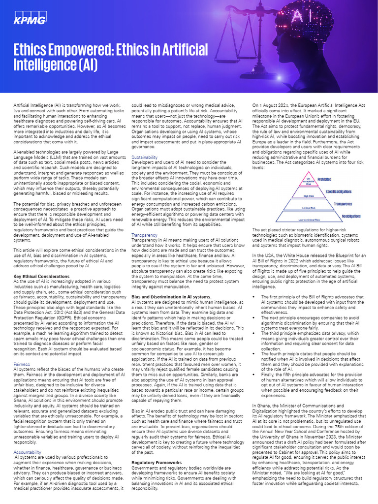 Ethics In Artificial Intelligence Pdf Artificial Intelligence