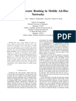 Anonymous Secure Routing in Mobile Ad-Hoc Networks: (Zhubo, Wanzhigu, Mohan) @comp - Nus.edu - SG