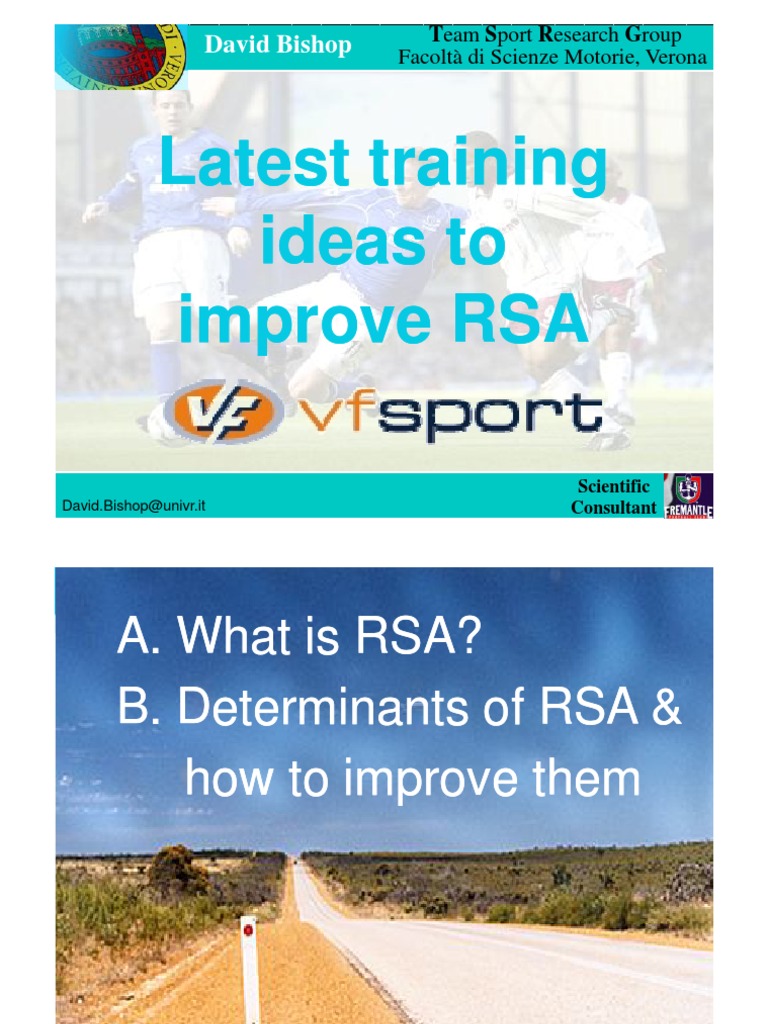 RSA | PDF | Aerobic Exercise | Physical Exercise