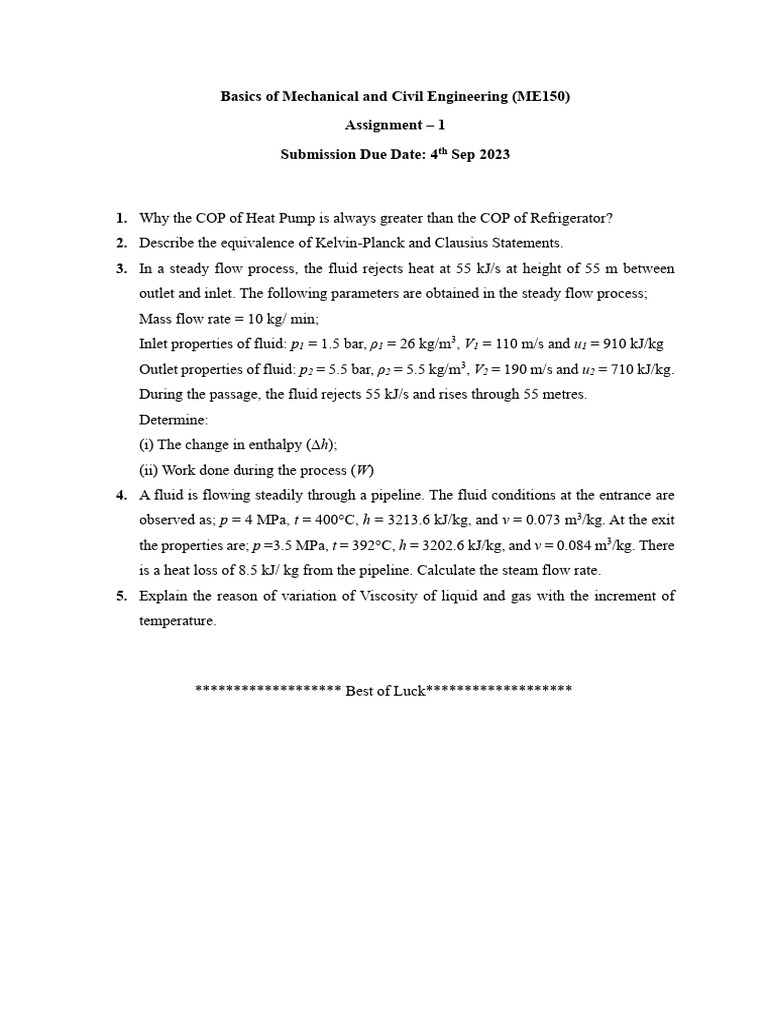Engineering Assignment Guide | PDF | Science & Mathematics