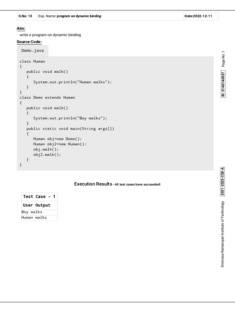 Demo - Java: Aim: Source Code | PDF | Computers