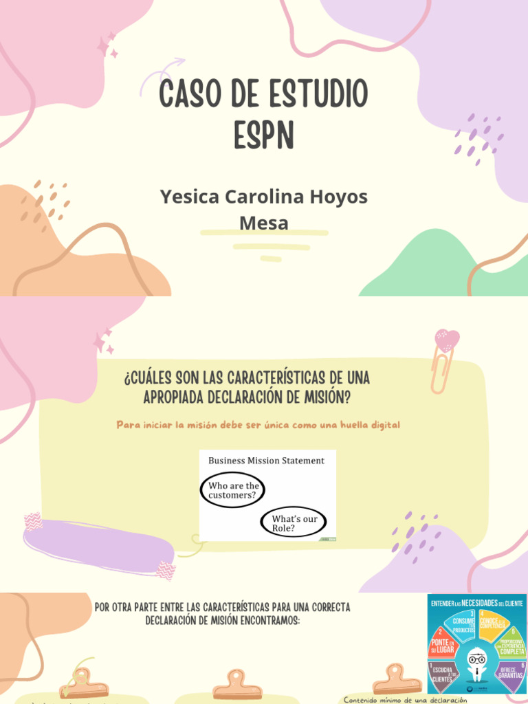 Estrategias de Misión y Marketing de ESPN | PDF | Business | Marketing