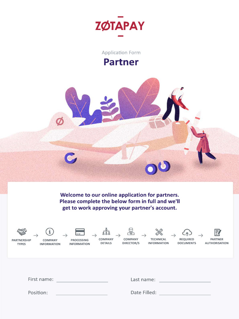 Zotapay Partner Application Form | PDF