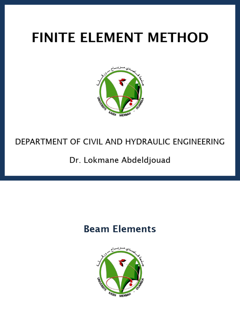 Finite Element Method - Beam Elements | PDF | Beam (Structure) | Mechanics