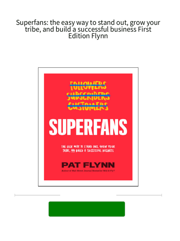 [FREE PDF sample] Superfans the easy way to stand out, grow your tribe