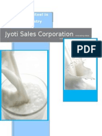 Jyoti Sales Corporation: Stainless Steel in Dairy Industry