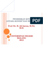 Prof. Dr. Ali Imron - Pendidikan di Indonesia