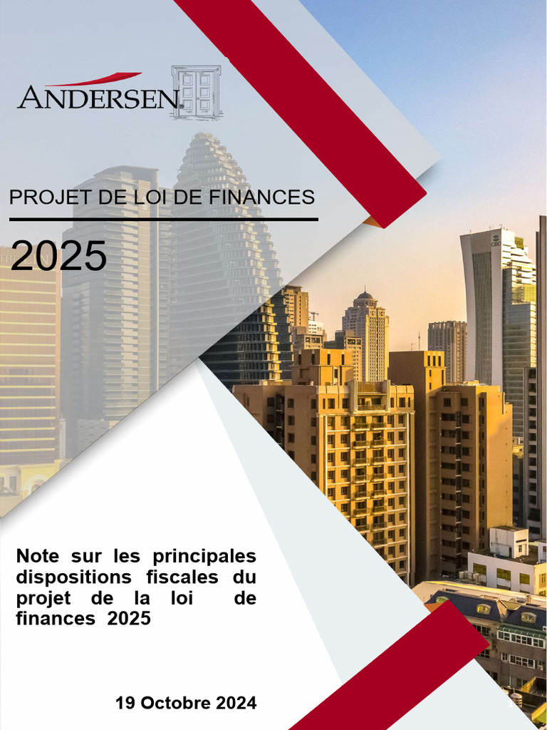 Mesures Fiscales Du Projet de Loi de Finances 2025 1729452082 | PDF ...