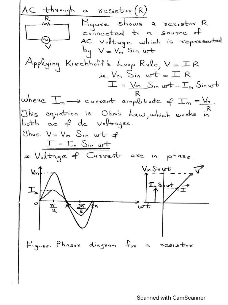 Chapter 7 - AC Through R | PDF