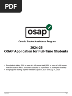 OSAP 2025-26: Student Residency Form | PDF