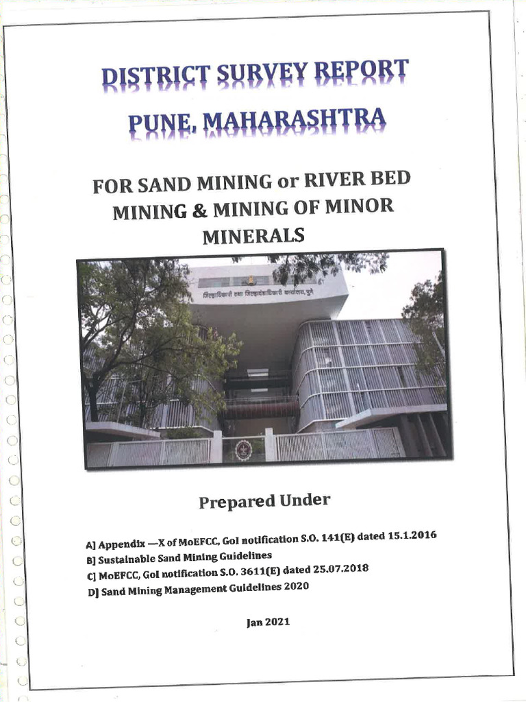 District Survey Report Pune | PDF
