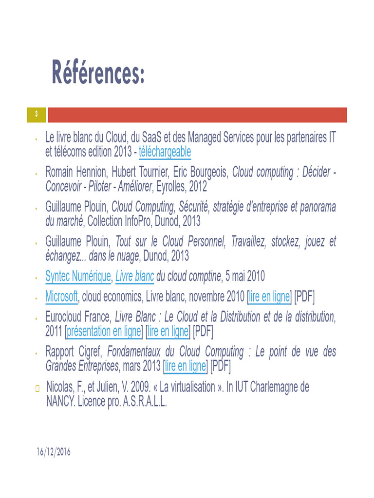 Cloud Computing : Révolution Numérique | PDF | Cloud computing ...