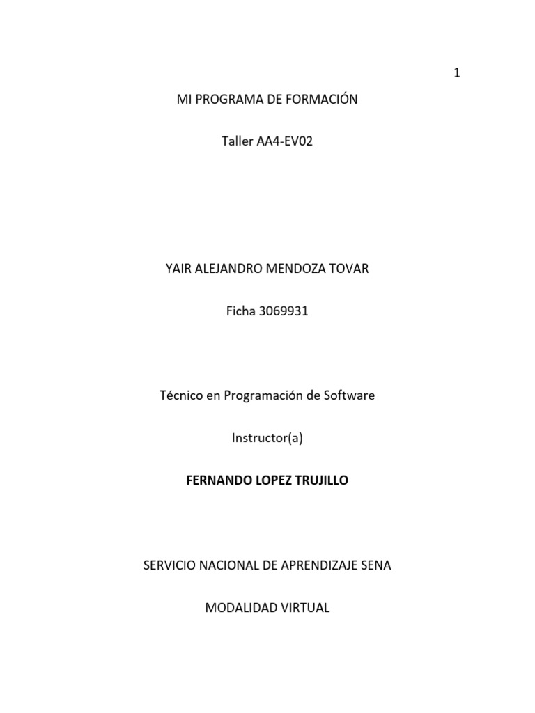 Formación Virtual en el SENA: Guía Completa | PDF | Aprendizaje ...
