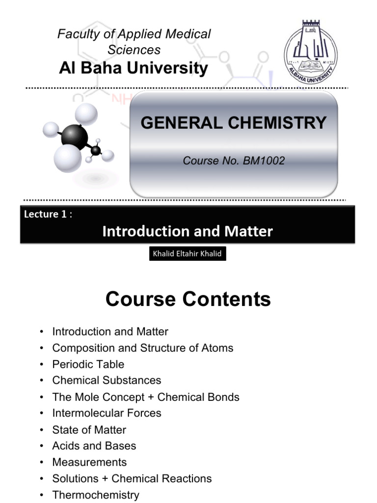 1 - Introduction and Matter | PDF | Chemistry | Mixture
