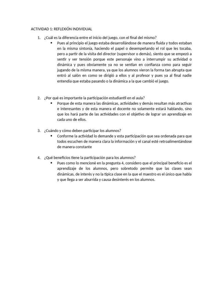 Actividad 1 Tutoría | PDF | Crecimiento personal y profesional ...