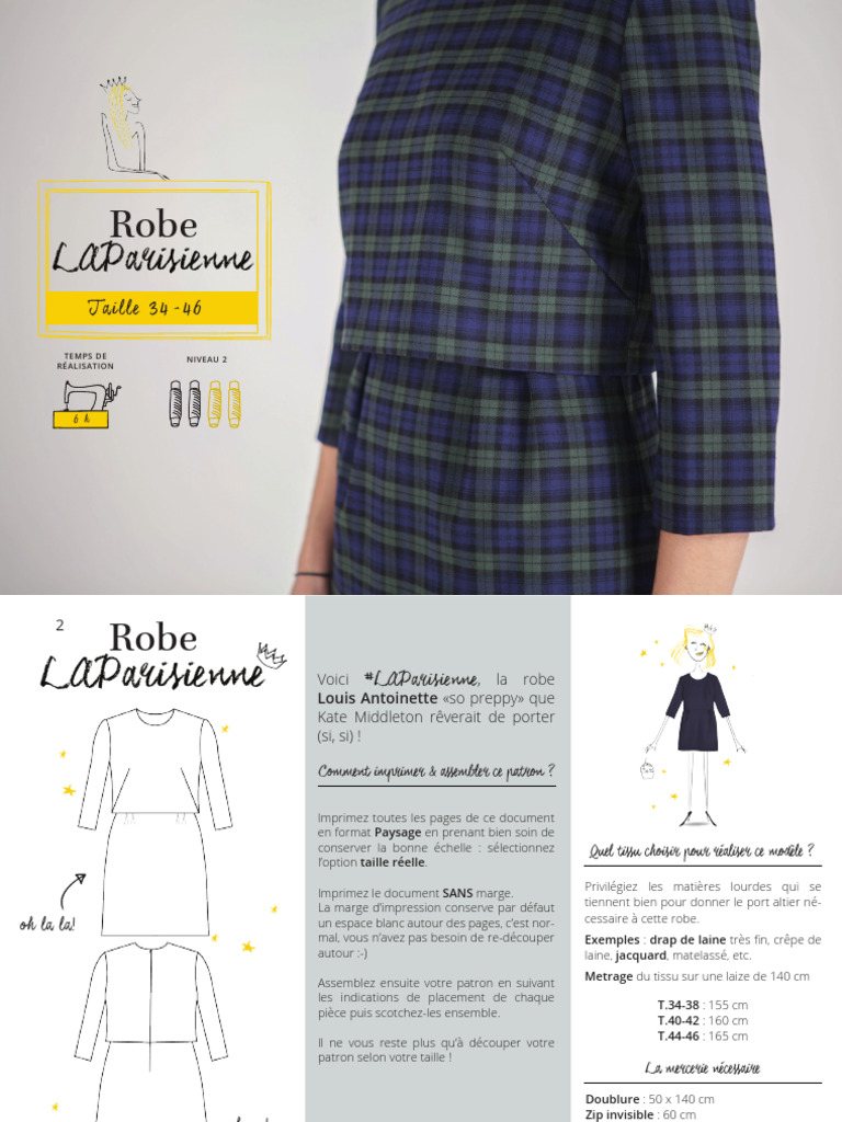 Patron de la robe LAParisienne | PDF