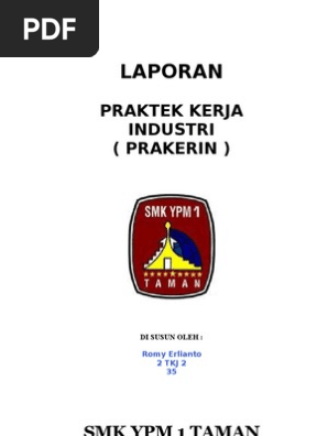 Laporan Prakerin Jurusan Tkj