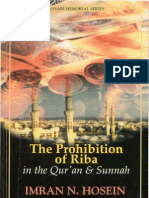 The Prohibition of Riba in The Quran and Sunnah