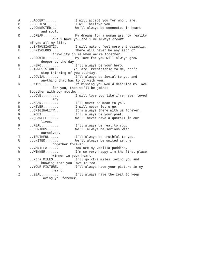 ABC of Love | PDF