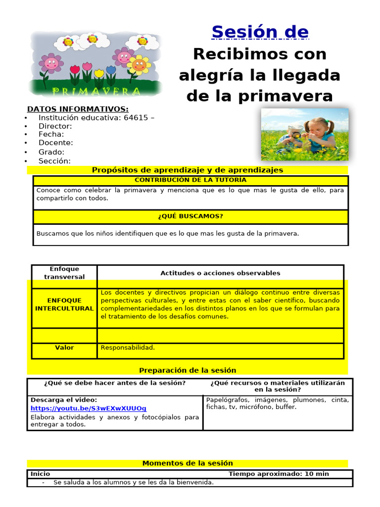 Celebrando la llegada de la primavera | PDF | Temporada de primavera ...