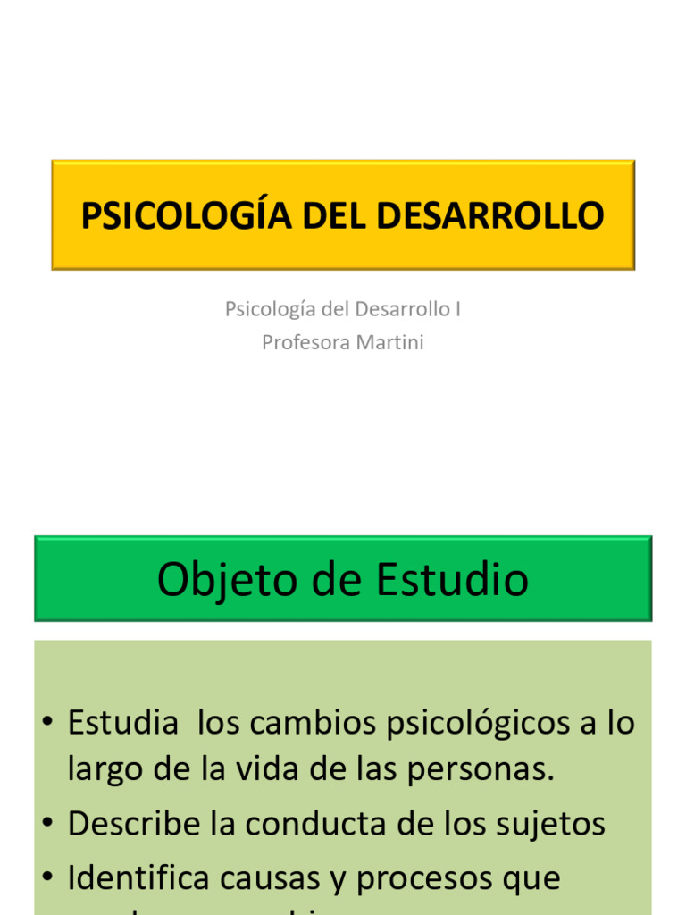 Psicología Del Desarrollo PDF Sicología Psicología del desarrollo