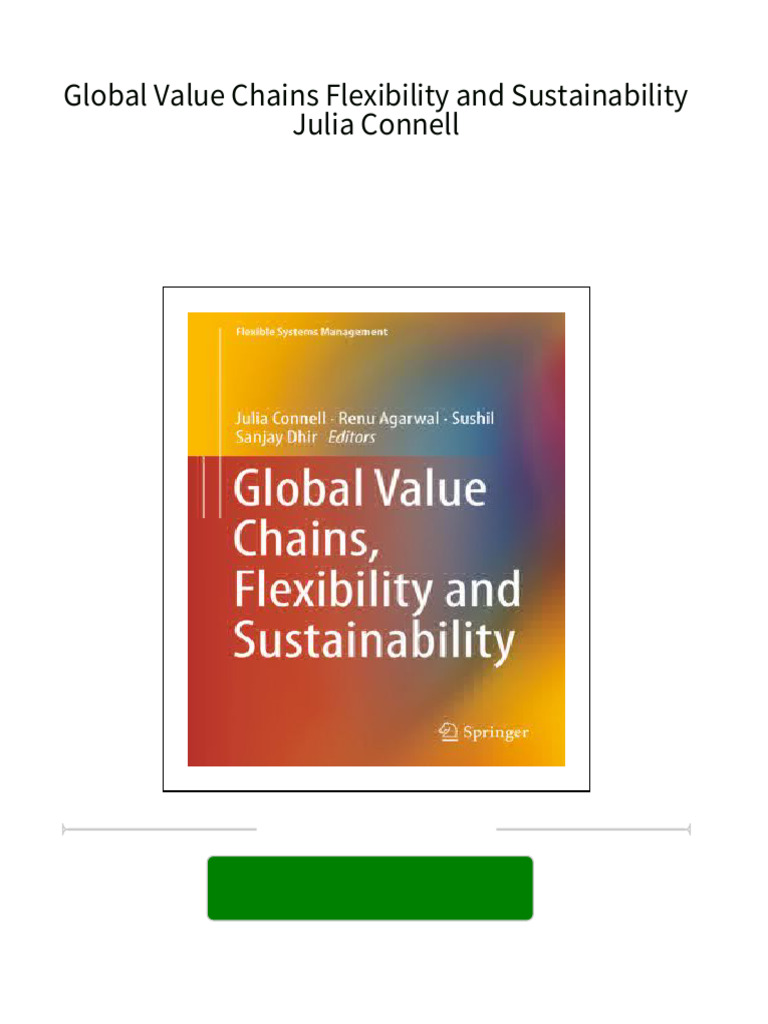[FREE PDF sample] Global Value Chains Flexibility and Sustainability