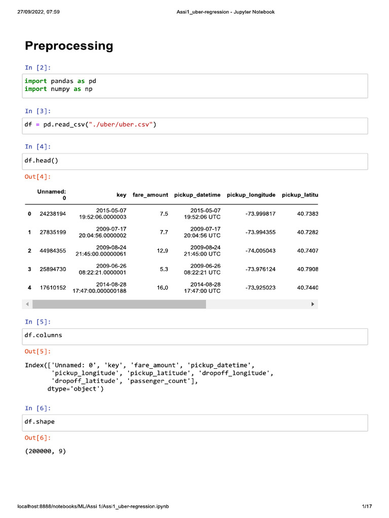 ML 1 | PDF