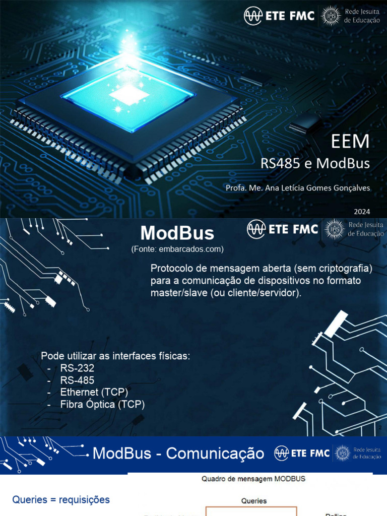 Comunicação ModBus via RS485 | PDF | Informática | Protocolos de rede