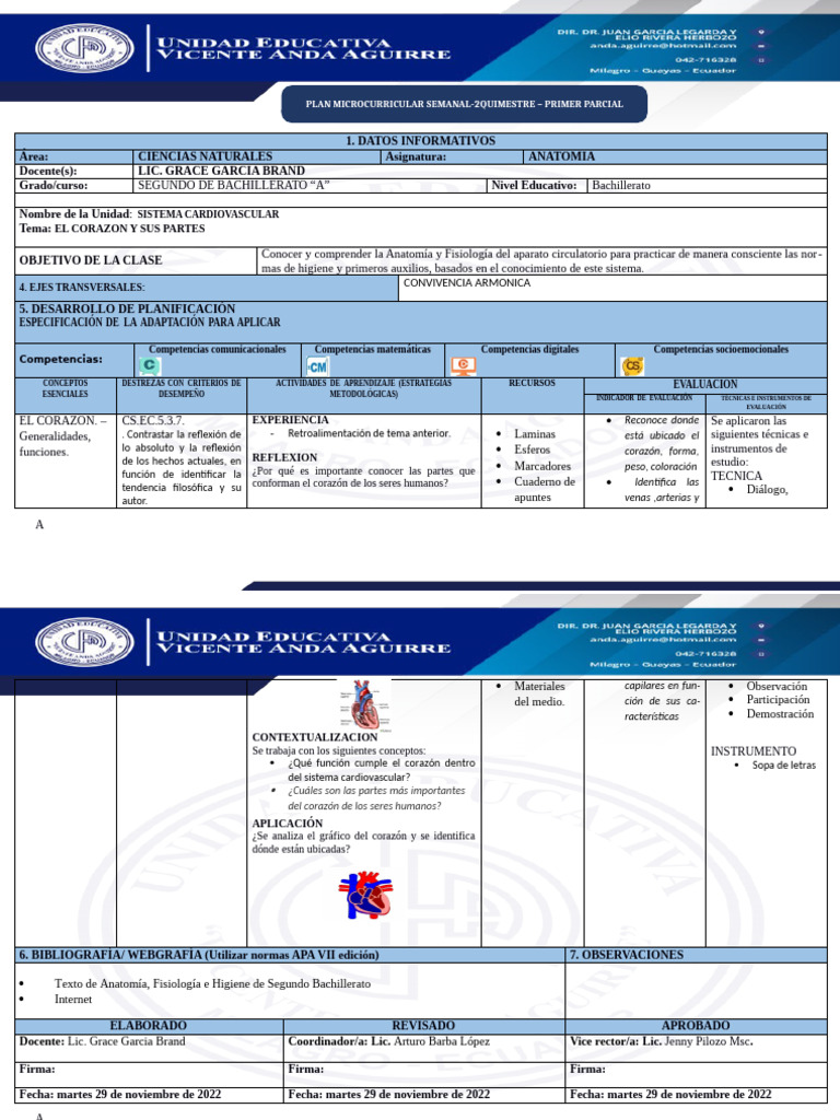 Plan de Clase Demostrativa | PDF | Evaluación | Maestros