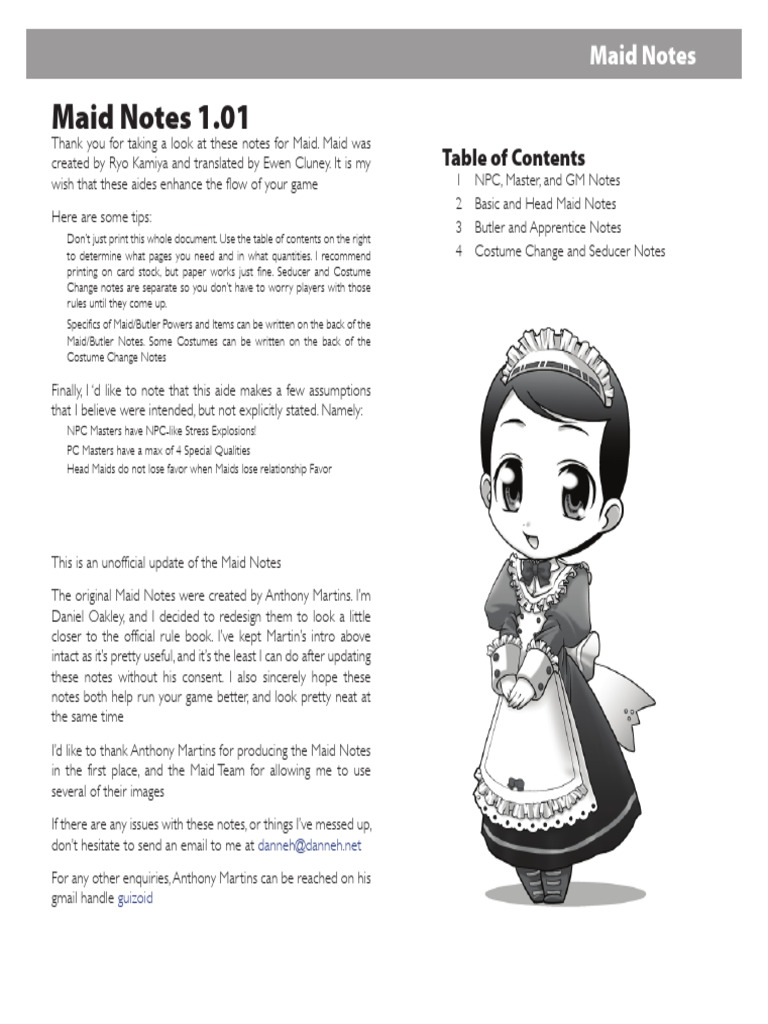Maidnotes v101 pdf gaming tabletop games