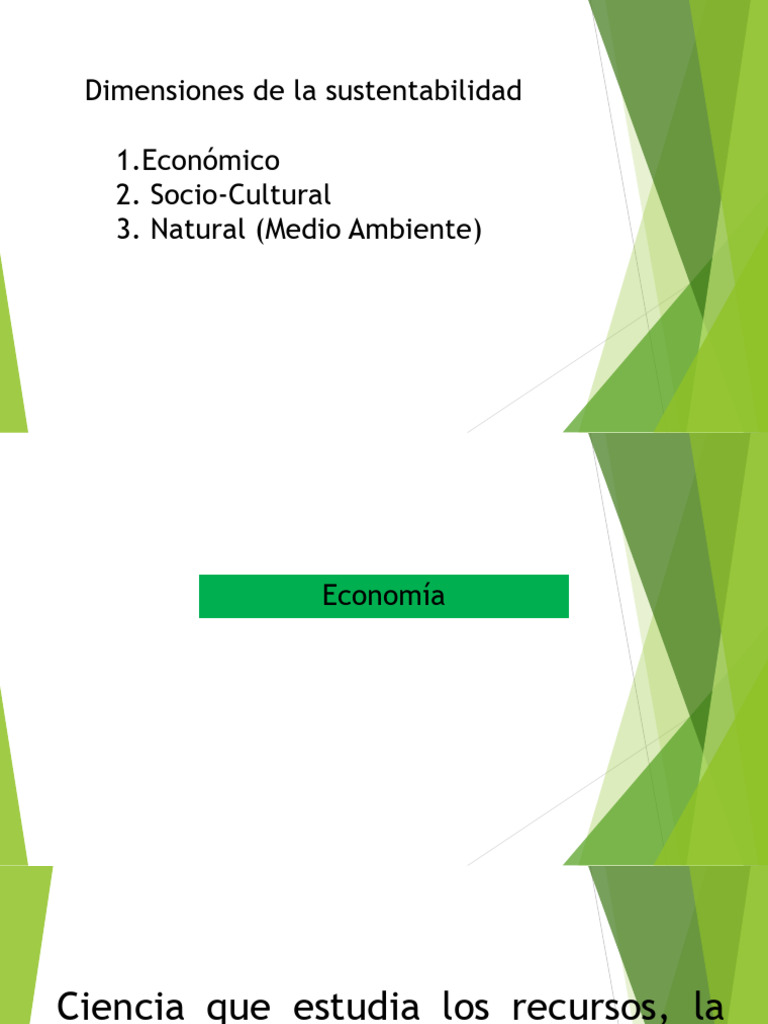 1.3 Escenarios de La Sustentabilidad | PDF | Sustentabilidad | Entorno ...