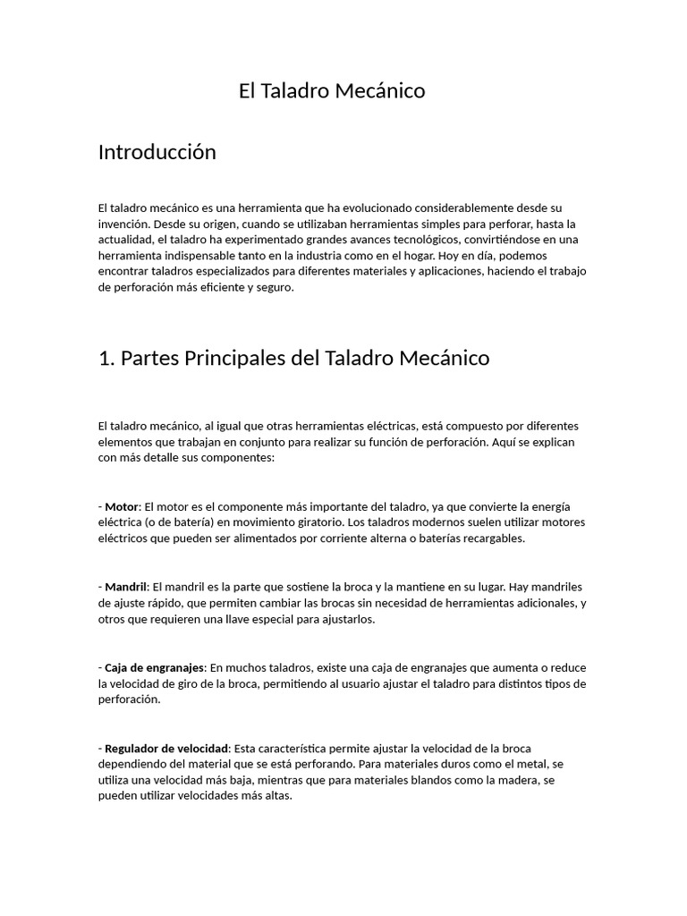 Taladro Mecánico Manual | Cuotas sin interés