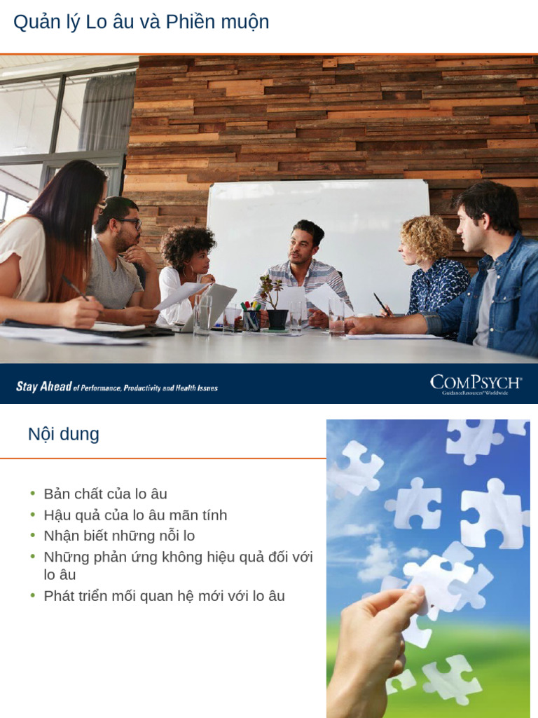 Managing Worry and Anxiety - VT | PDF