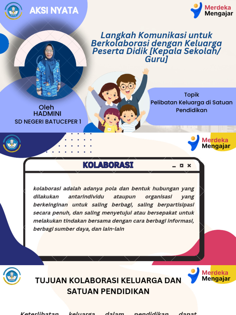 Kolaborasi Keluarga dalam Pendidikan | PDF | Kesehatan Holistik