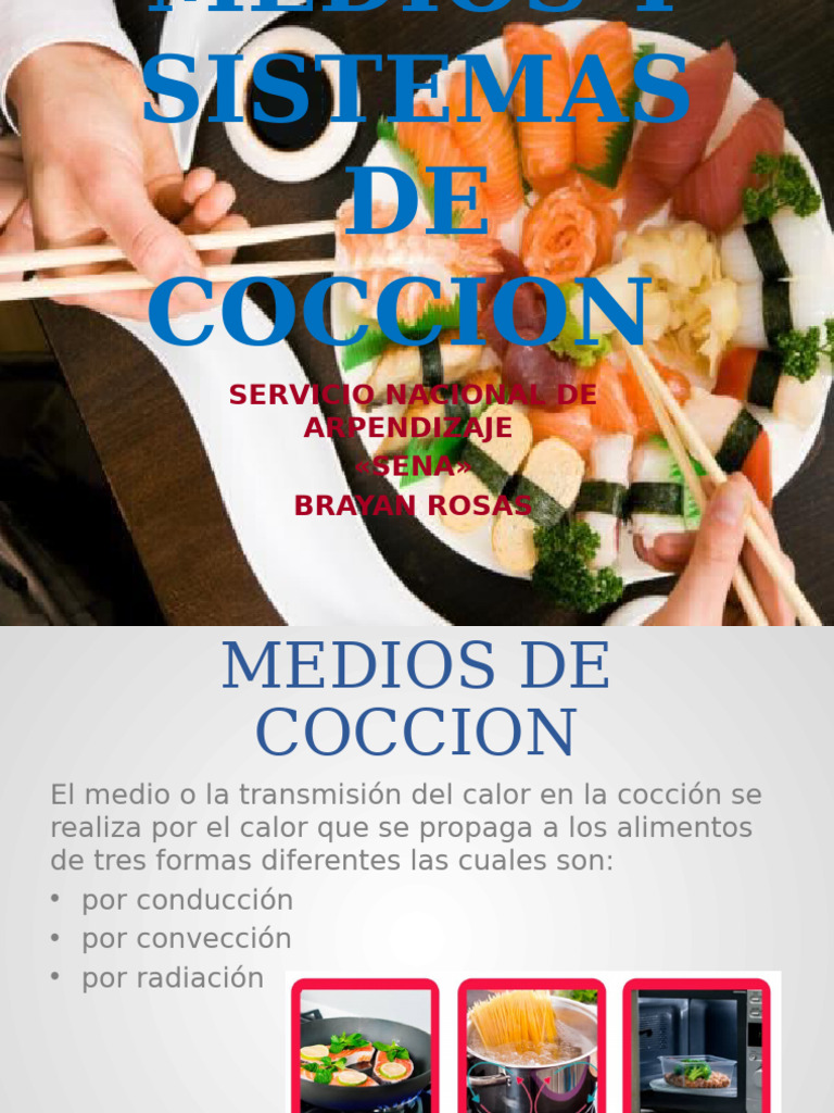 Métodos de Cocción de Alimentos | PDF | Cocinando | Conduccion termica