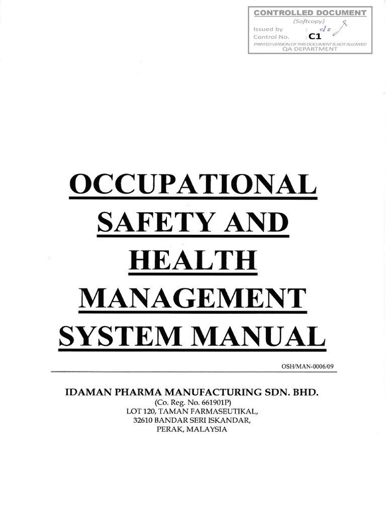 Osh Man 0006 Rev09 Pdf