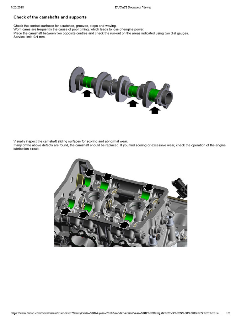 Ducati Panigale V4 S Camshaft Check Guide | PDF | Technology & Engineering