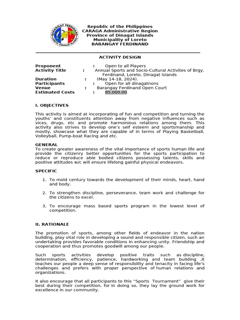 Socio Cultural Activities Examples In School