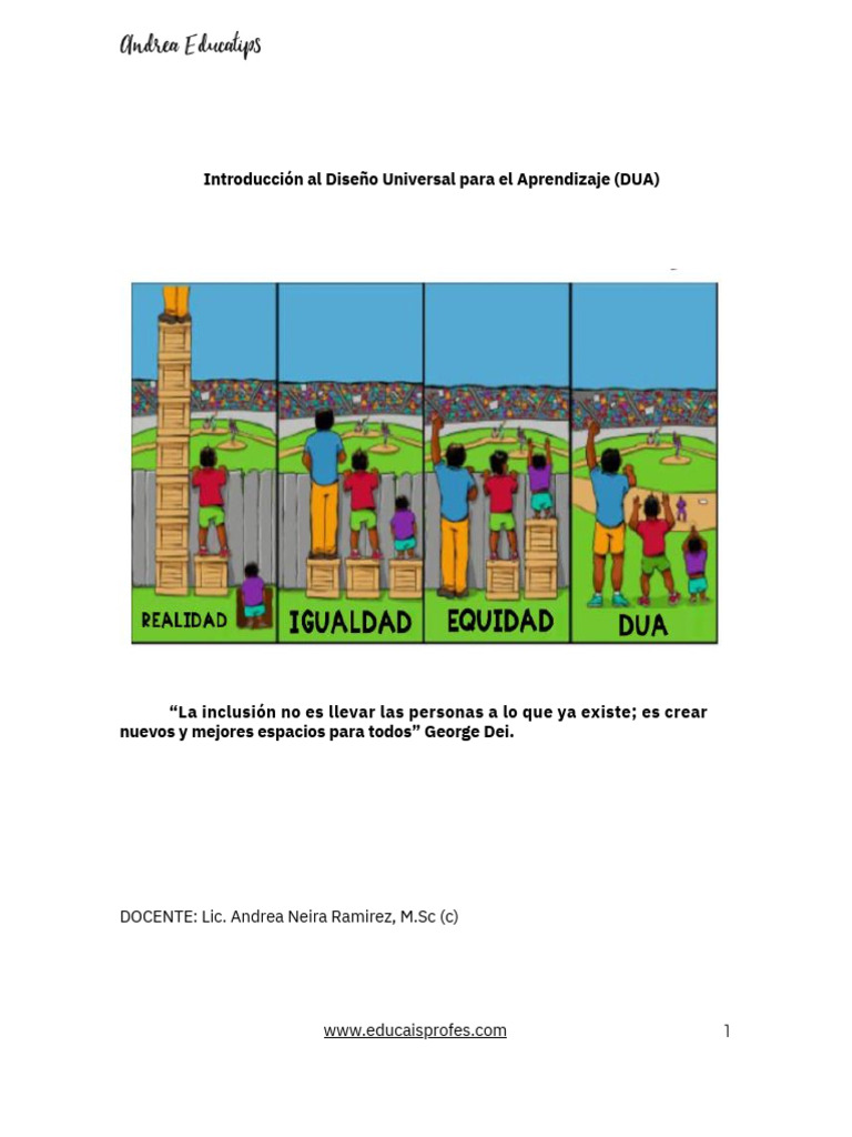 Principios Del Dua Y La Tecnología Pdf Aplicación Movil Aprendizaje