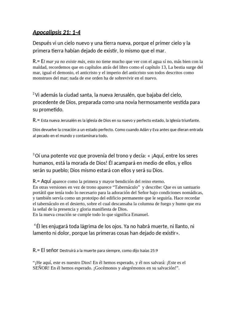 Apocalipsis 21 | PDF