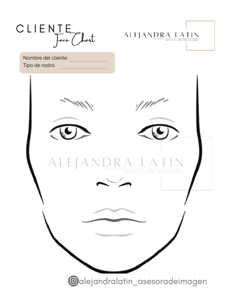 Face Chart | PDF | Productos cosméticos | Piel