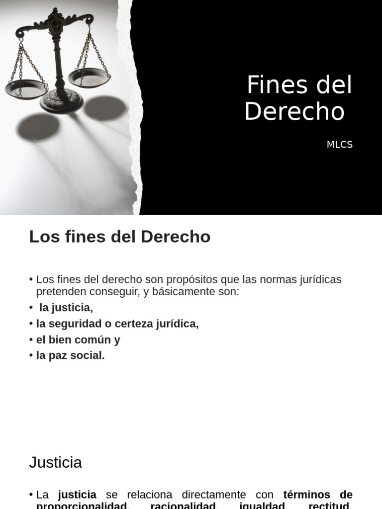 Fines Del Derecho | PDF | Justicia | Crimen y violencia