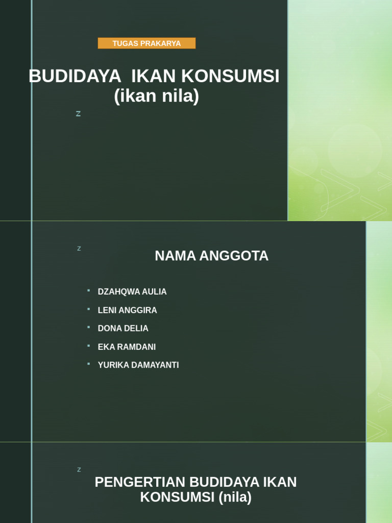 Panduan Budidaya Ikan Nila Konsumsi | PDF | Sains & Matematika