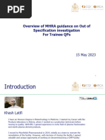OOS and OOT Investigation Guidelines | PDF | Outlier | Statistical ...